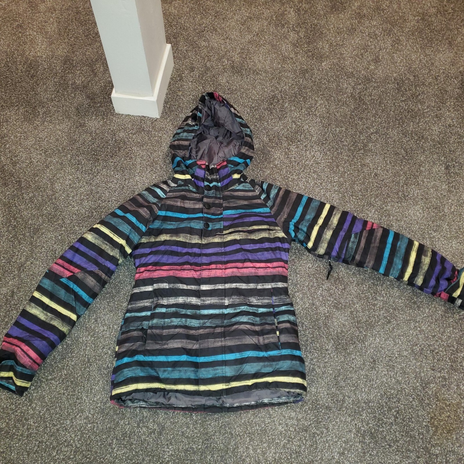 Burton DryRide Jacket Womens XS Hooded Snowboard Ski Coat Parka eBay