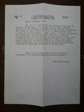 1940 SECRET BRITISH INTELLIGENCE REPORT ON MORALE & ON LATE WARNING SIRENS  (83)