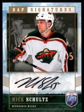 2006-07 BAP Signatures Nick Schultz Auto Minnesota Wild #NS