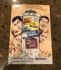* CARL REINER * signed autographed 12x18 poster * THE ART OF LOVE * COA 