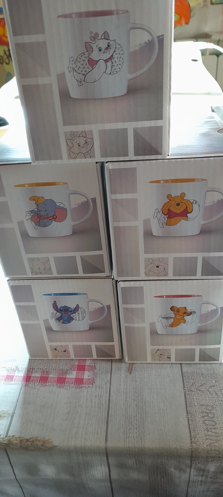 Mug Disney 100 avec peluche et verre Auchan au choix pour collectionneur