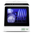 EUHOMY Portable Countertop Dishwasher – 6 Programs, 5L Tank or Hose, Baby Care