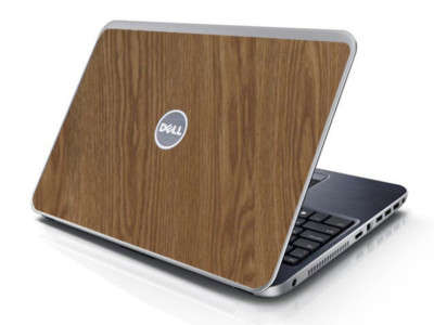 Black Vinyl Lid Skin Cover Decal For Dell Inspiron 1545 & 1546 Laptop Top Cover