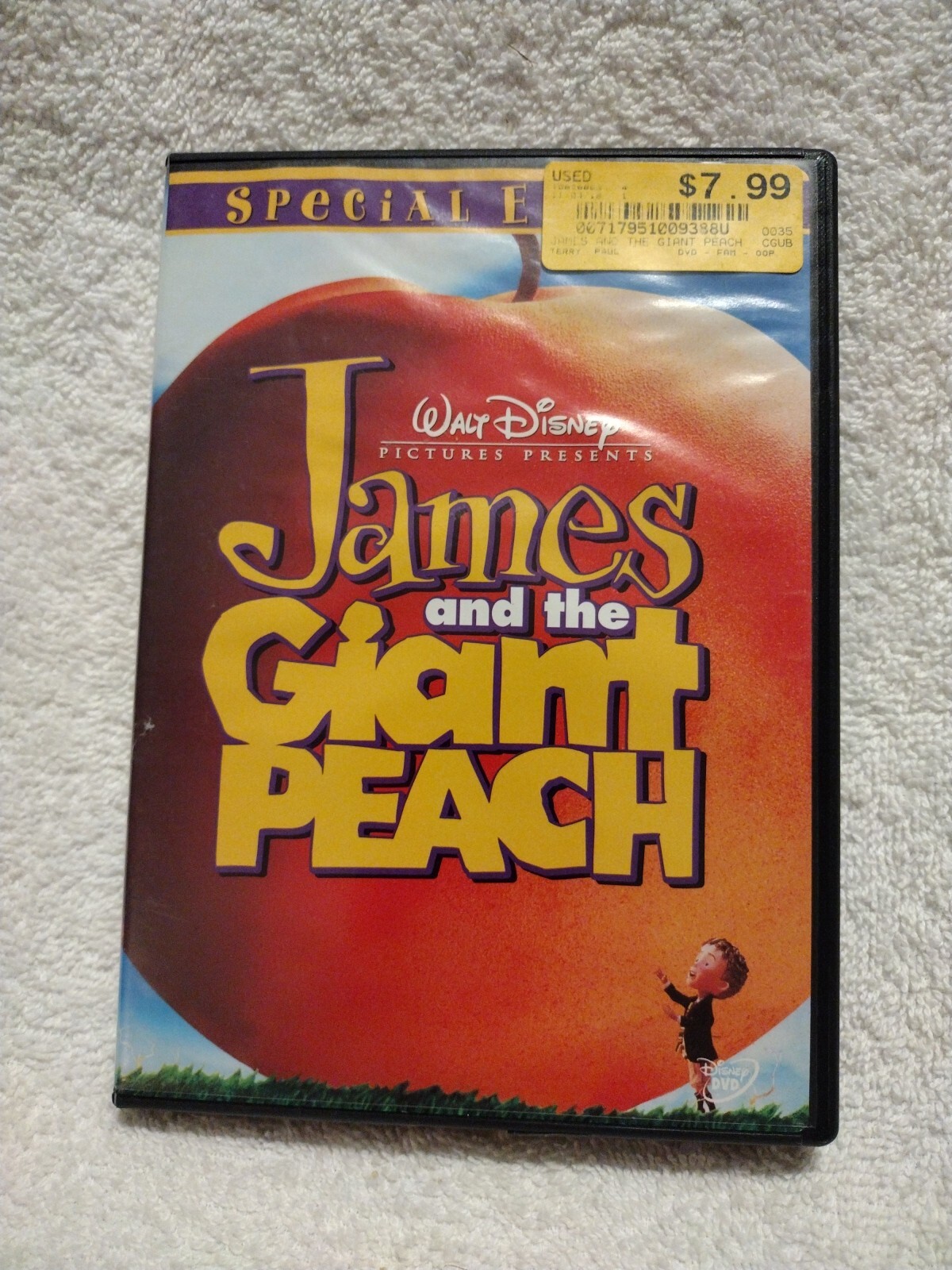 James & the Giant Peach (DVD, 1996)