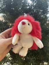 Russ Berrie Red Hedgehog Plush Luv Pets Stuffed Animal 4.5" Porcupine Valentine