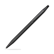 Image of Cross Classic Century Ballpoint Pen in Brushed Black PVD with Diamond Engraving