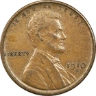 1910-S Lincoln Wheat Cent, About Uncirculated AU+