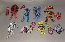 Colorforms Space Warriors Playset Vintage 1970s Aliens  Accessories Lot of 16