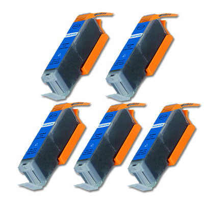 5 CYAN Ink Cartridge Compatible for Canon CLI-251XL MG5420 MG5520 MG6420