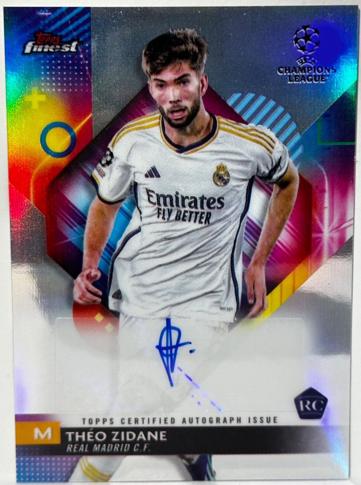 限定5枚 Zinedine Zidane ジダン Auto サイン完璧 レアル 世界34