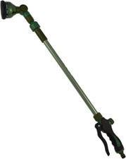 YSAMAX Telescopic Watering Lance, Rotating Head Sprayer with Spray Garden