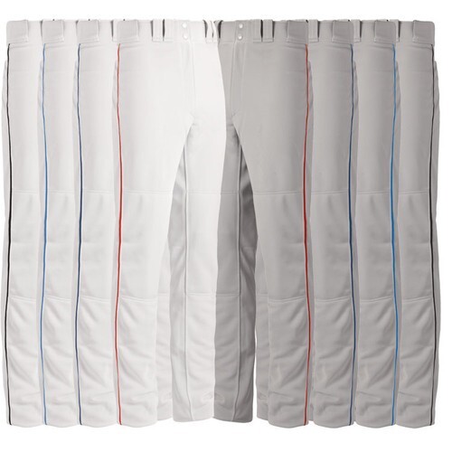 Mizuno 350149 Jugend Paspel elastische Baseballhose, doppeltes Knie, Rückenpolsterung - Bild 1 von 9