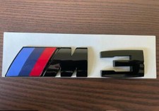 Gloss Black Trunk Tailgate Sticker Decal Badge Emblem For Bm M3 E90 E92 F80