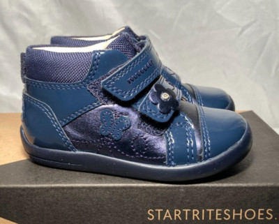 Startrite Girls Daydream Blue Leather Double Riptape Boot Size UK 3.5 F /EU 19.5