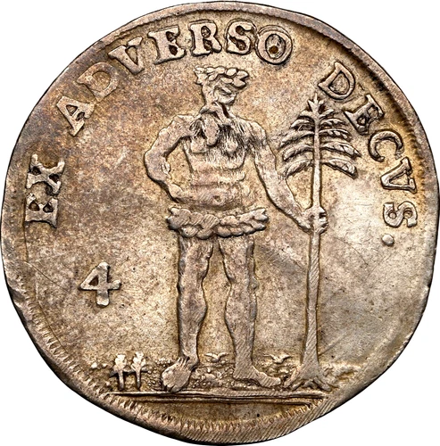 1734 IAB German States Brunswick Wolfenbuttel 4 Mariengroschen NGC AU Germany