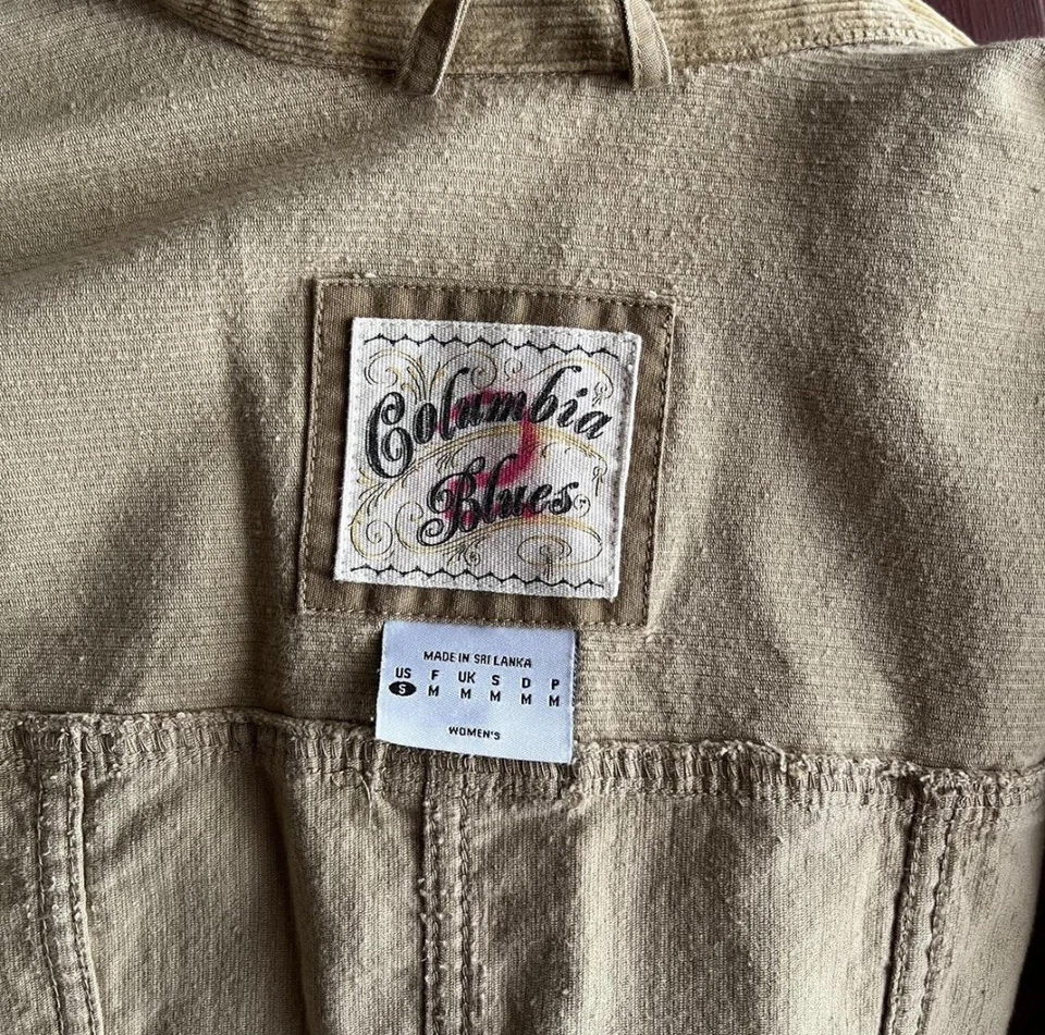 Chaqueta de pana Columbia Blues By Columbia para mujer marrón claro mediana Foto 2 de 4