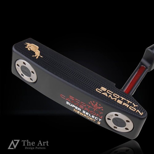 Putter Scotty Cameron Super Select Newport 2 – Noir/Rouge/Or – Droitier – Neuf