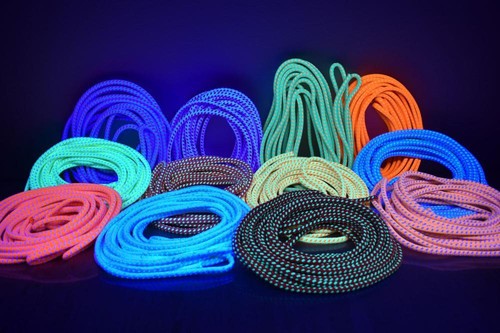 Blacklight Reactive Bi-Color GloLine Luminescent Roping (100Ft Roll) - Picture 2 of 27