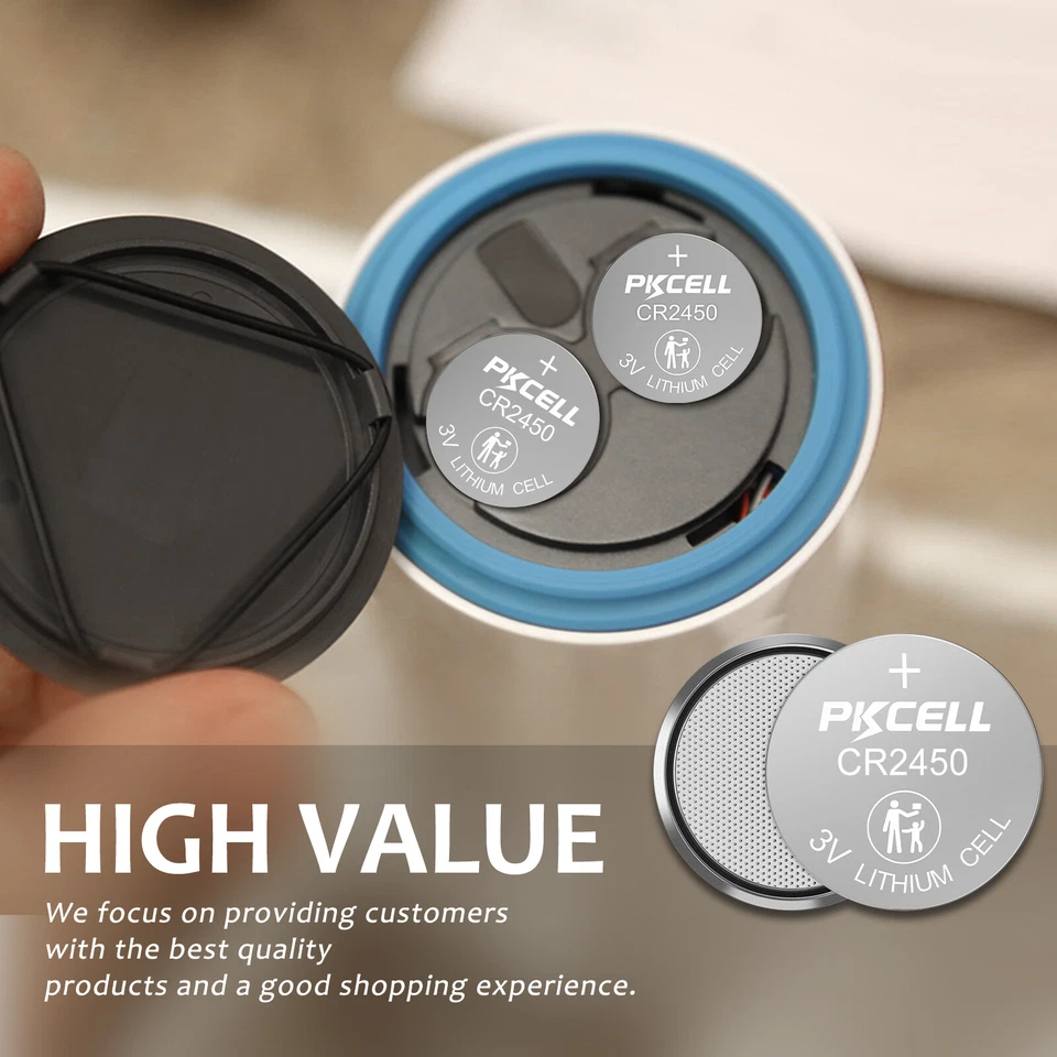 500pcs CR2450 CR 2450 3V Batteries Button Cell Coin Battery - Image 2 of 4