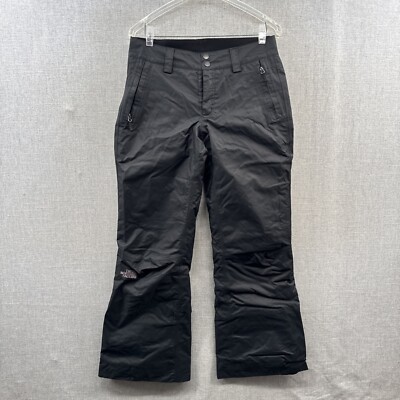 North Face Sally Insulated Snow Pants Womens Small Black Skiing Snowboarding