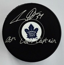 AUTOGRAPHED FANATICS AUSTON MATTHEWS TORONTO MAPLE LEAFS 26TH CAPTAIN PUCK