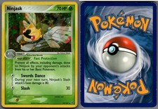 2005 Pokemon, EX Deoxys, #13/107 Ninjask, Holo Rare (b)