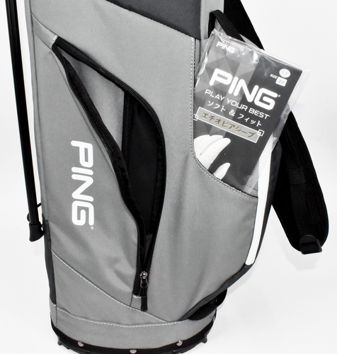 ping golf japan CB-N2501 Native Light Stand Bag 2. 0kg Gray NEW - Picture 4 of 10