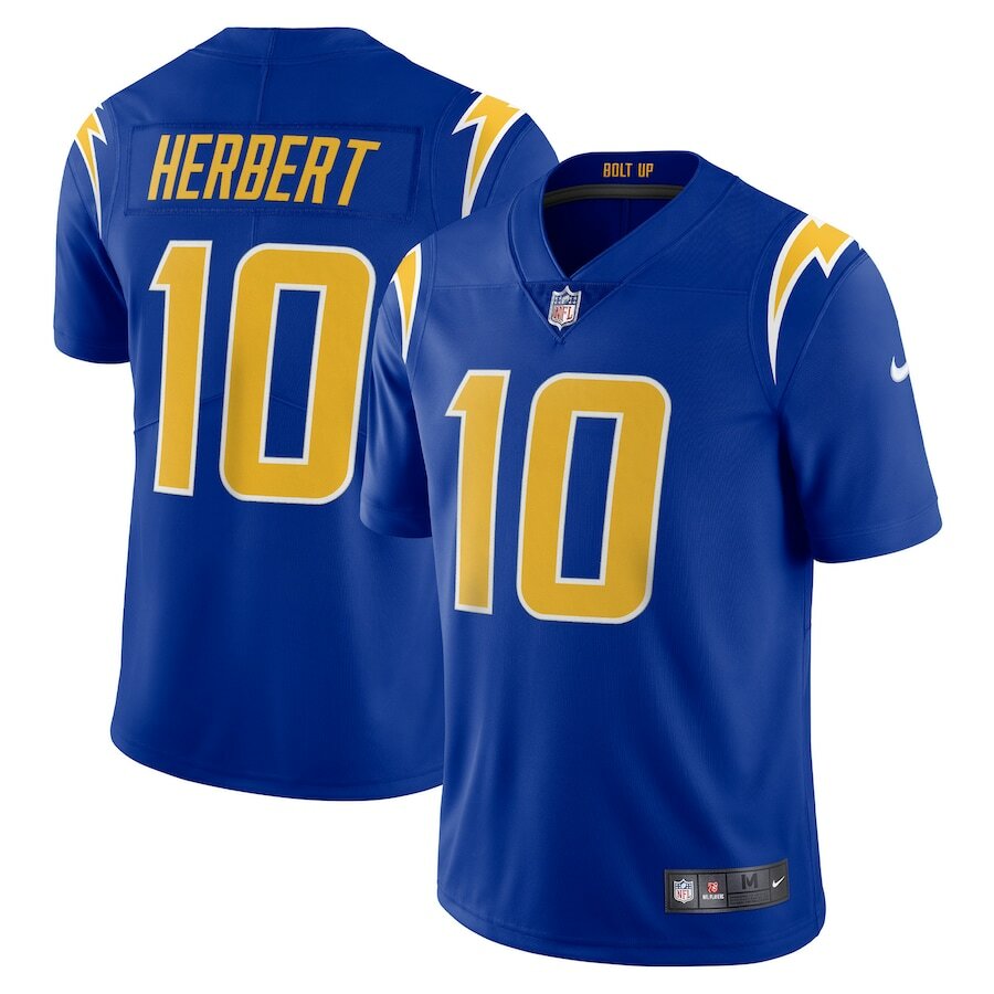 NFL チャージャーズ ジャスティン・ハーバート リミテッドジャージ【MD】 Men's Nike Justin Herbert Brown Los Angeles Chargers Salute