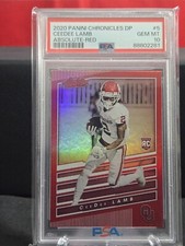 2020 Panini Chronicles Draft Picks CeeDee Lamb Absolute-RED