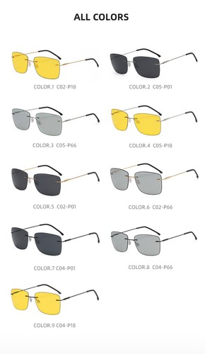 AU Quality New Style Unisex Night Vision Eyewear Anti UV400 Polarized Sunglasses - Picture 5 of 59