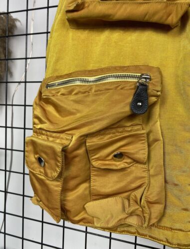 Vintage JET SET Luxus Nylon Multi Pocket Weste Gr. 3 M - Bild 7 von 11