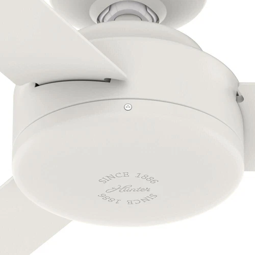 52" Matte White Indoor Modern Ceiling Fan High Speed Cooling Reversible Motor - Picture 6 of 8