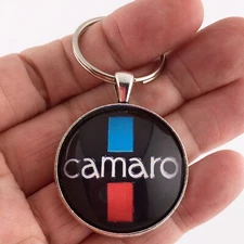Vintage 1960's Chevy Camaro Emblem Logo 1.2" Diameter Keychain 1st Gen