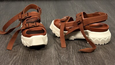 RICK OWEN TRACTOR サンダル Rick Owens Black Hiking Tractor Sandals Rick Owens