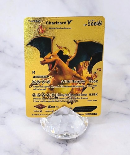 Pokemon Charizard V Gold Foil Card HP508 EBay