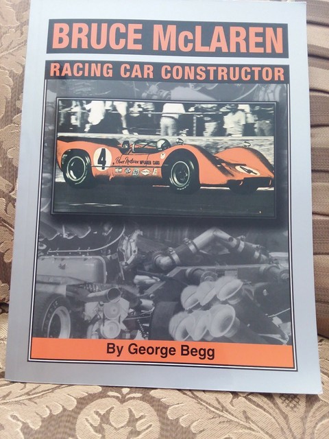 SOFT COVER BOOK: BRUCE MCLAREN RACING CAR CONSTRUCTOR, AUTHOR GEORGE