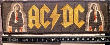 AC/ DC - Powerage - Glitter Logo Strip Patch / Aufnäher - vintage - Heavy Metal