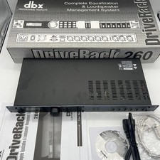 dbx DriveRack 260 2x6 I/O Loudspeaker Management System Crossover, 1U, Black