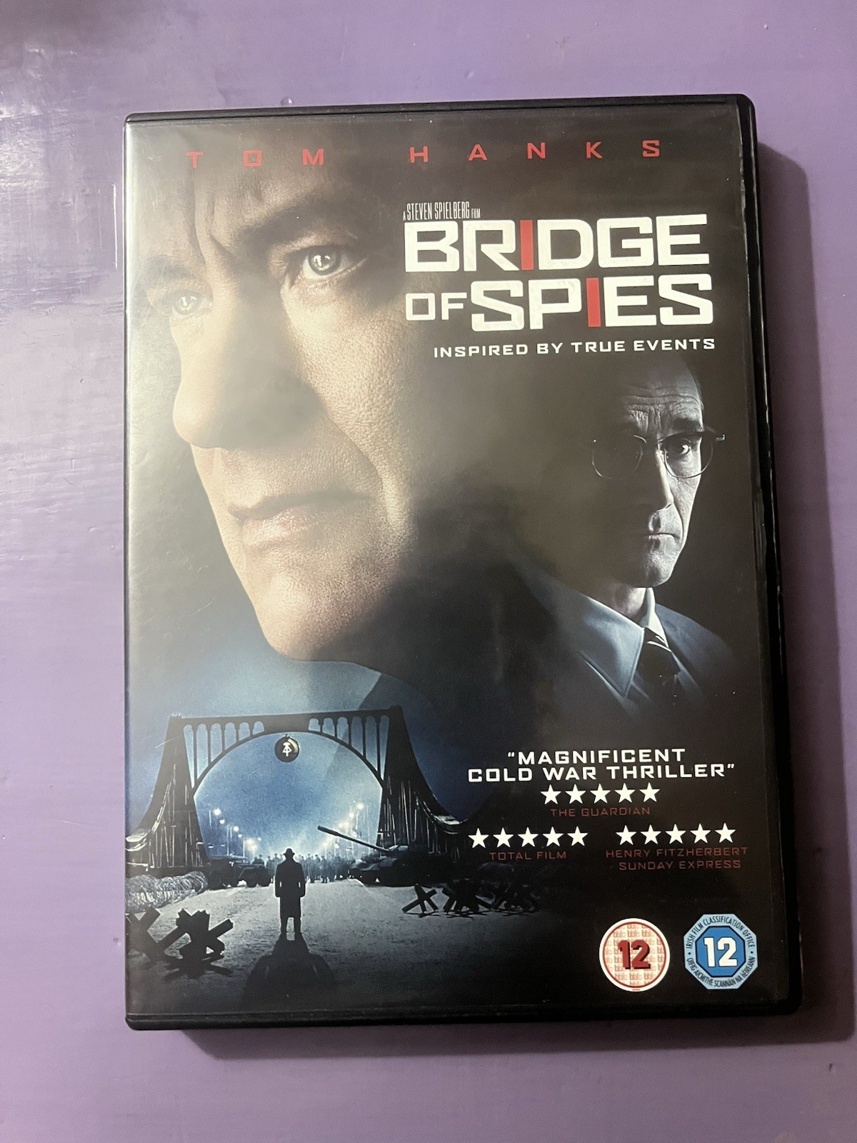 Bridge Of Spies DVD Tom Hanks Mark Rylance  DVD Video Movie Region 2 PAL UK Film