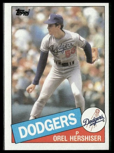 1985 Topps #493 Orel Hershiser