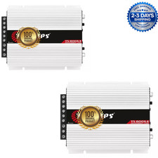 2x Taramps TS 800x4 2 Ohm 4 Channel Car Audio Amplifier 800W RMS Stereo Amp