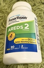 PreserVision AREDS 2 Eye Vitamins and Mineral with Lutein 90 Ct Exp 12/2025    