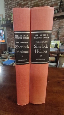 The Complete Sherlock Holmes Vol I & 2, 1930 Doubleday, Fine Cond Appears Unread