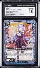 2018 ZILLIONS OF ENEMY X AZUR LANE #E14-049 AJAX CGC 10 GEM MINT