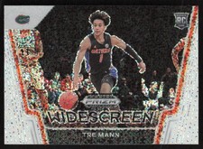 2021 Panini Prizm Draft Widescreen White Sparkle Tre Mann #10 Rookie Florida