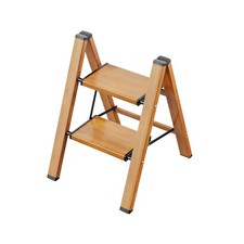 GameGem 2 Step Ladder, Aluminum Folding Step Stool with Anti-Slip Sturdy and ...