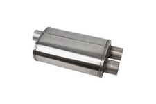 Corsa Performance Pro-series Tuned Muffler For 2.5in Single Inlet Dual Outlet