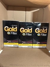 Lot Of 3 Napa Gold Oil Filter 1773 Spin-on Canister Full-flow Engine Filtration Lot Of 3 Napa Gold Oil Filter 1773 Spin-on Canister Full-flow Engine Filtration