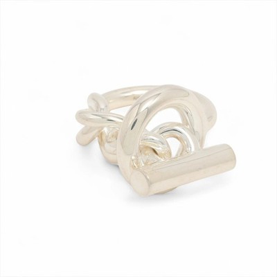 HERMES Croisette 2023 Ring 48 925 13.8g Silver Authentic From Japan