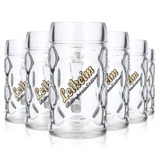 6x Leikeim Bier Glas Seidel 0,5l Gl&auml;ser Krug Humpen (6er Set)